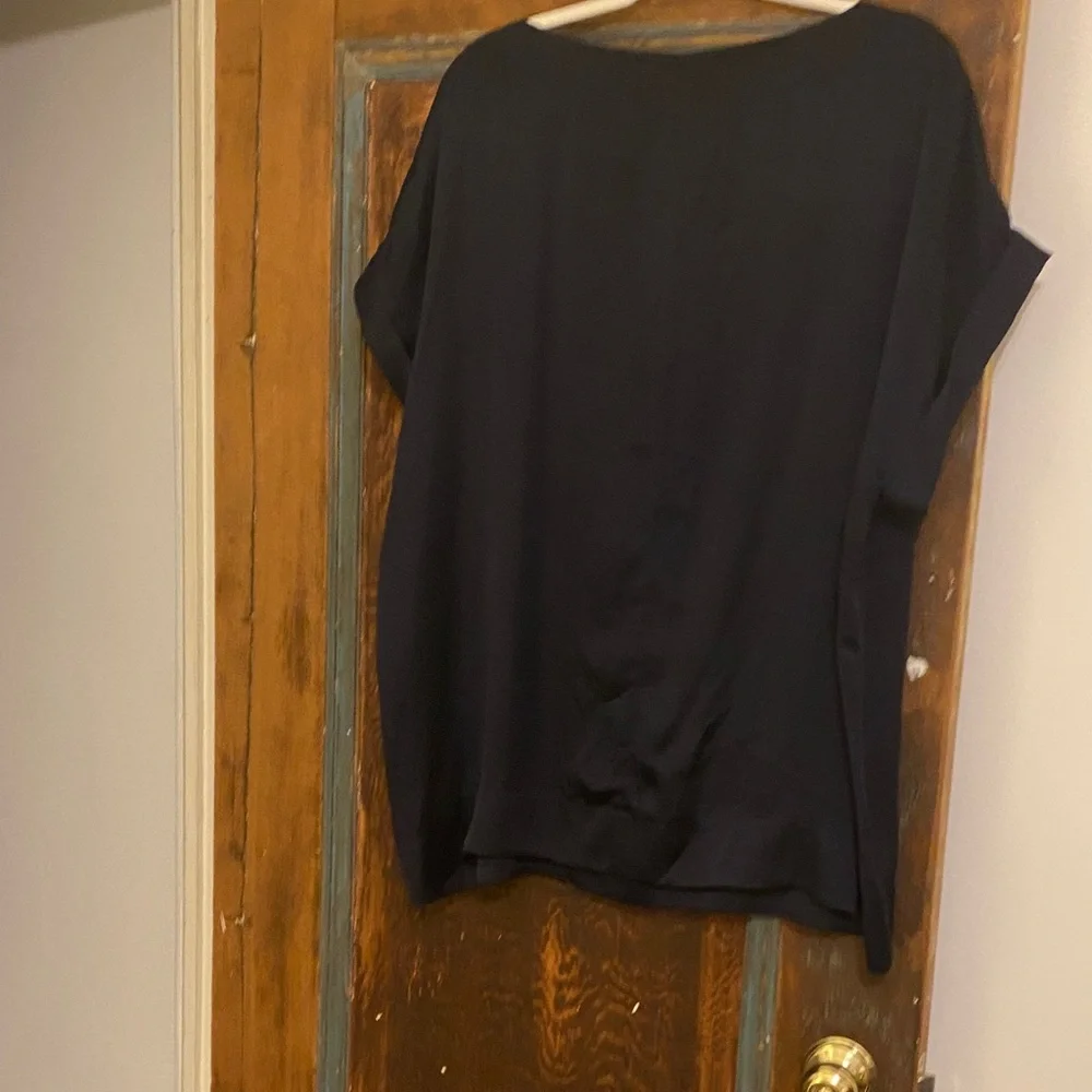 Lafayette 148 New York Black Blouse - Picture 7 of 12